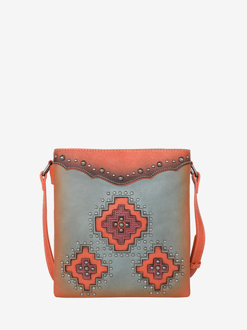 Montana West Cut-out Aztec Applique Concealed Carry Crossbody - Montana West World