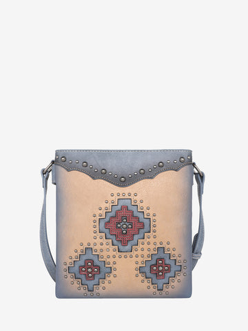 Montana West Cut-out Aztec Applique Concealed Carry Crossbody - Montana West World