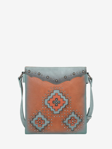 Montana West Cut-out Aztec Applique Concealed Carry Crossbody - Montana West World