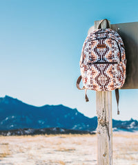 Wrangler Aztec Printed Diaper Bag Backpack
