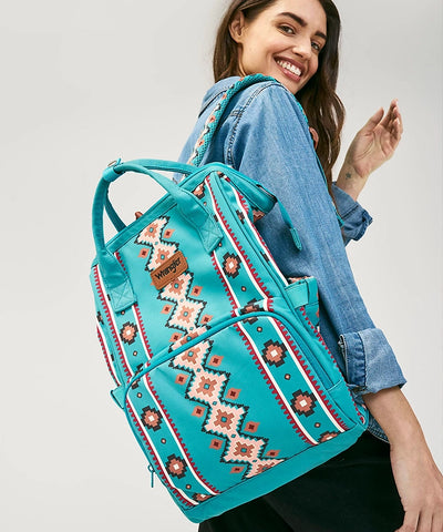 Wrangler Aztec Southwestern Print Diaper Bag