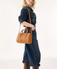 Wrangler Stitch Boston Tote Bag in BR