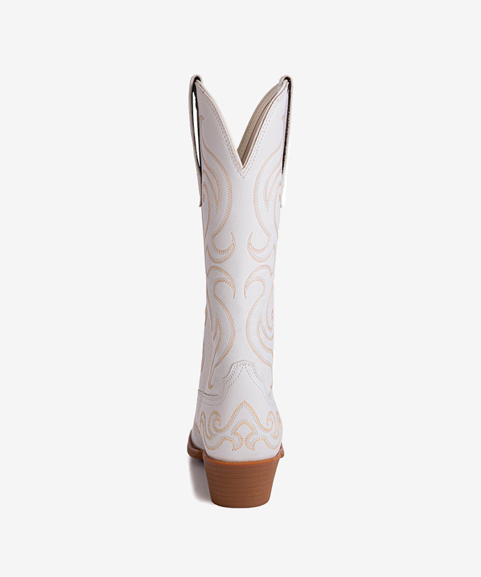 Women's Bright Side Embroidered Round Toe Western  Boots