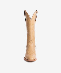 Women's Vintage Embroidered Round Toe Western Boots