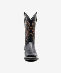 Women's Embroidered Wide Toe Western Boots