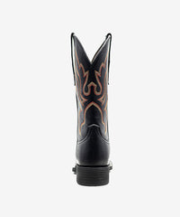 Women's Embroidered Wide Toe Western Boots
