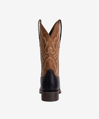 Women's Two-Tone Embroidered Cowboy Boots