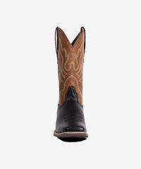 Women's Two-Tone Embroidered Cowboy Boots