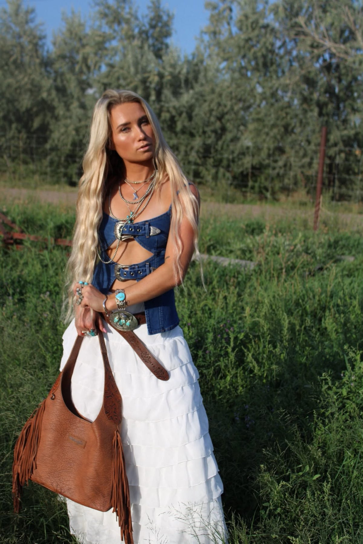Fringe Hobo Bag