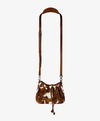 Wrangler Cow Print Drawstring Bucket Bag (Pre-sale)
