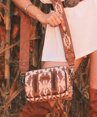 Wrangler Aztec Printed Crossbody Purse