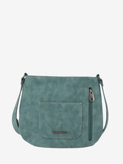 Montana West Turquoise Concho Floral Fringe Crossbody Bag - Montana West World