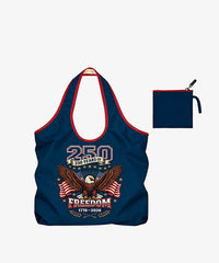 (Pre-order) Montana West (USA) 250th anniversary Foldable Reusable Grocery Bag – Holds 30kg+, Waterproof & Shoulder-Padded