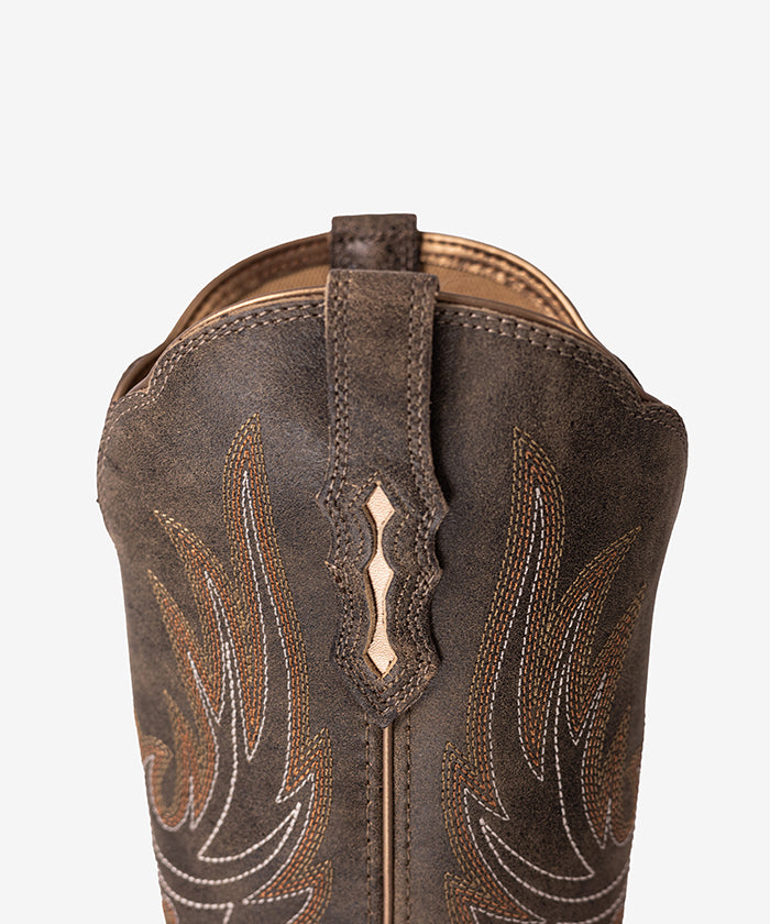 Women’s Vintage Amber Full-Grain Leather  Boots