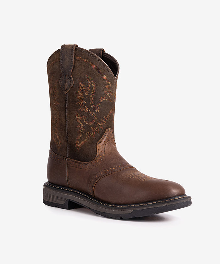 Men’s Firewood Brown Western Cowboy Boots