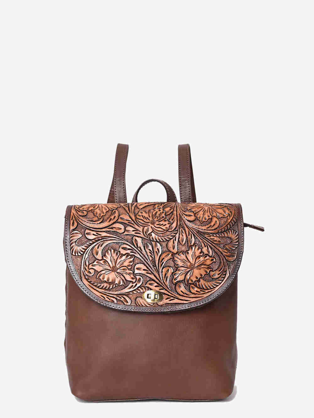 Montana West 100% Genuine Oily Calf Leather Backpack - Montana West World