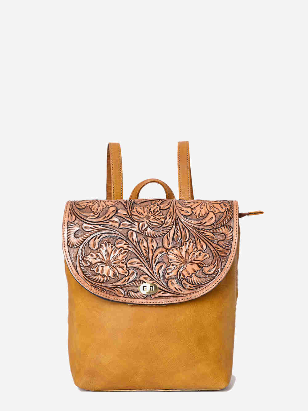 Montana West 100% Genuine Oily Calf Leather Backpack - Montana West World