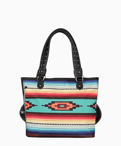 Montana West Aztec Print Canvas Tote Bag - Montana West World