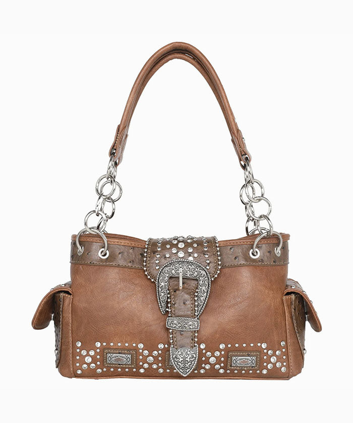 Montana West Buckle Collection Concealed Carry Satchel - Montana West World