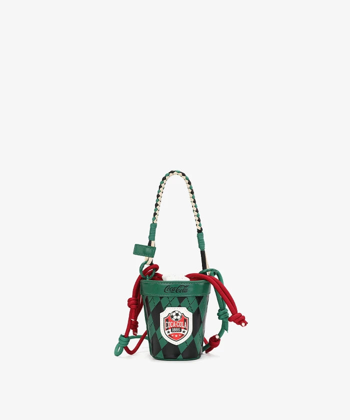  Coca-Cola Coffee Cup Purse in Green