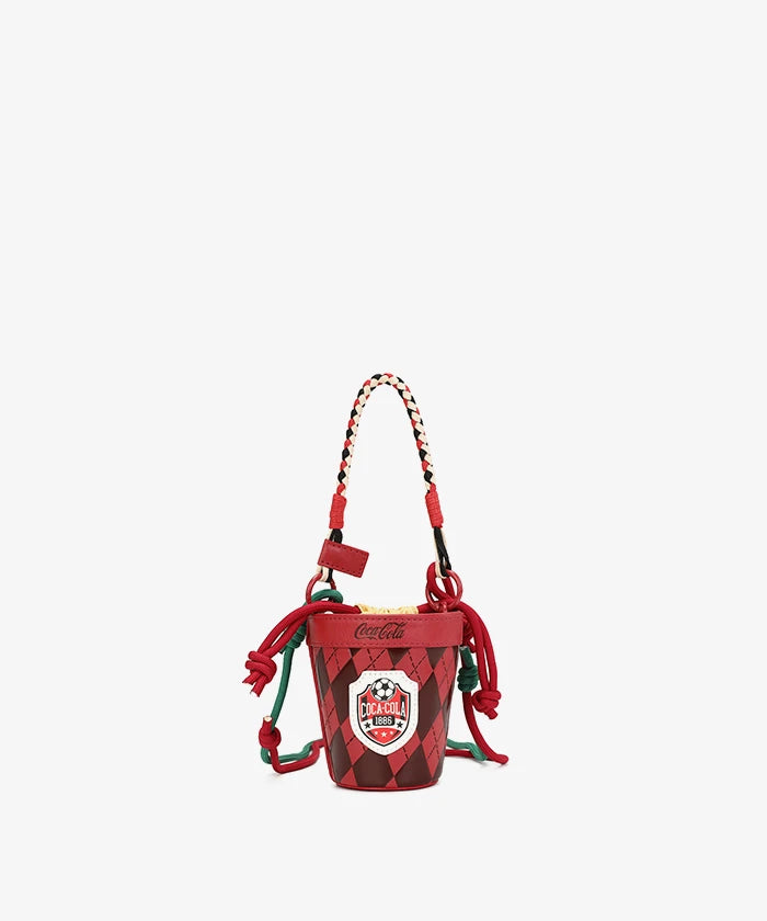  Coca-Cola Coffee Cup Purse in  red