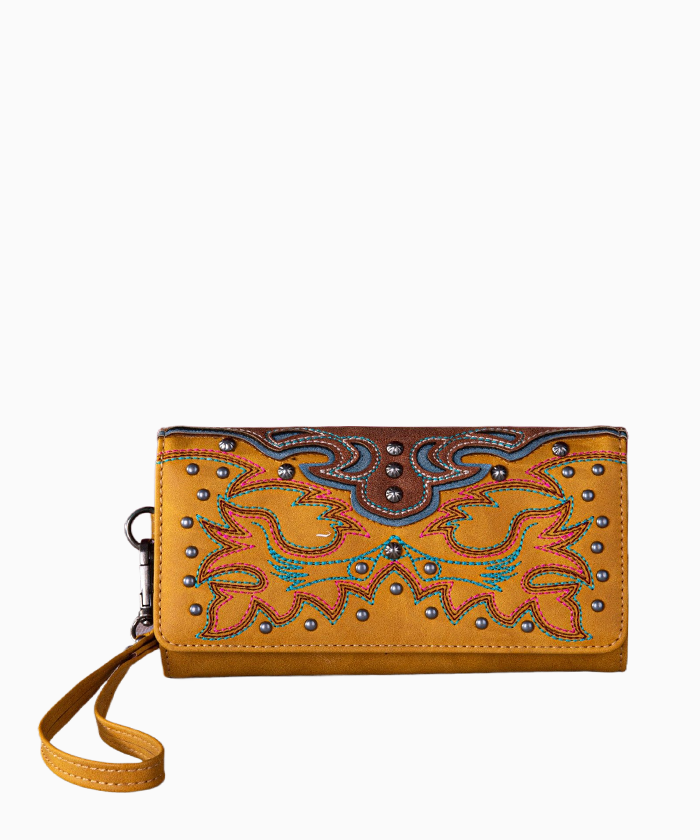 Montana West Embroidered Collection Wallet - Montana West World