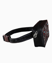Montana West Embroidered Floral Cut-out Belt Bag - Montana West World