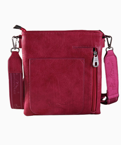 Montana West Embroidered Floral Concealed Carry Crossbody Bag - Montana West World