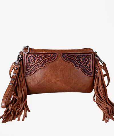 Montana West Fringe Leather Handbag - Montana West World