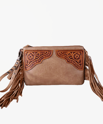 Montana West Fringe Leather Handbag - Montana West World