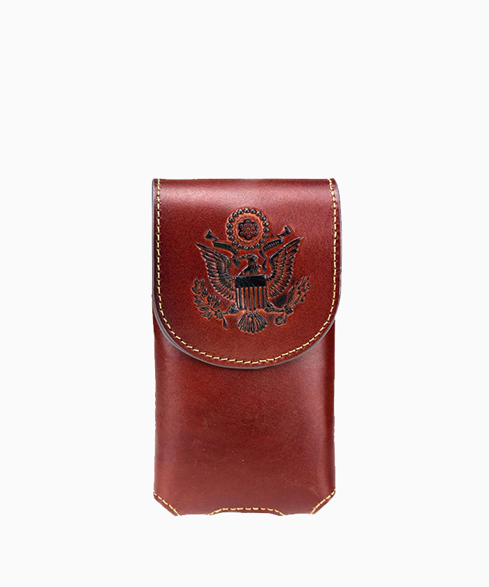 Montana West Genuine Leather Belt Loop Holster Cell Phone Case - Montana West World