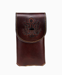 Montana West Genuine Leather Belt Loop Holster Cell Phone Case - Montana West World