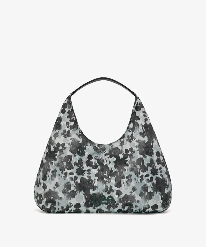 Lee Reversible Slouchy Hobo Shoulder Bag in Black
