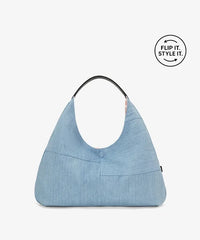 Lee Reversible Slouchy Hobo Shoulder Bag