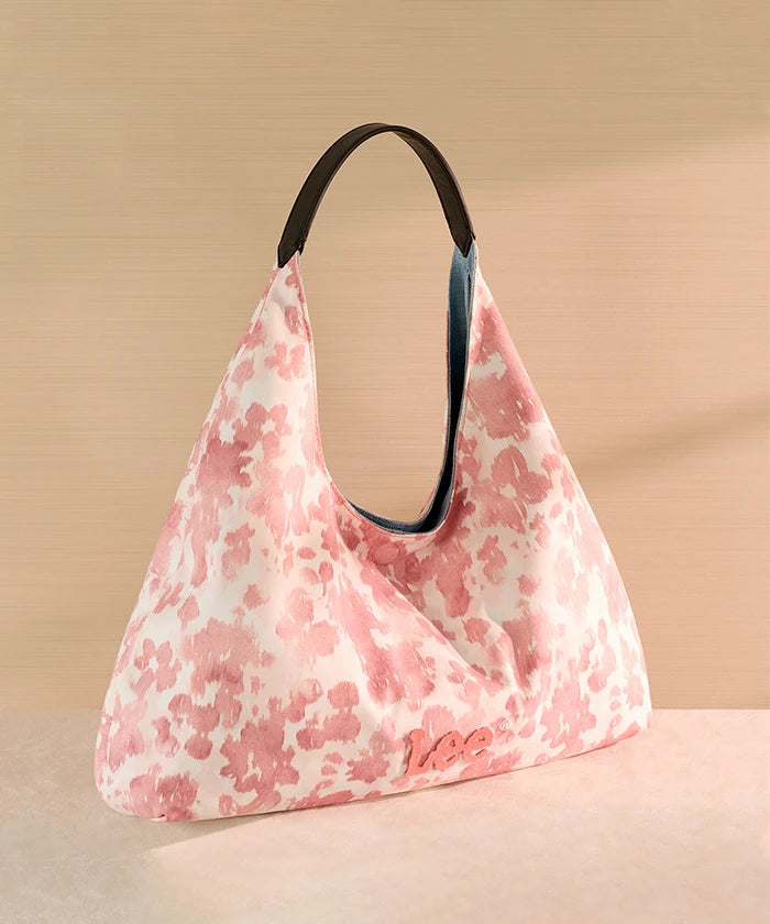 Lee Reversible Slouchy Hobo Shoulder Bag in Jean
