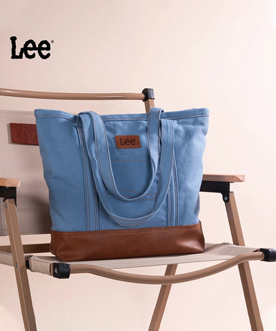 LEE Denim Patchwork Canvas Tote Bag