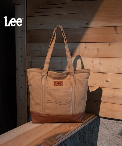 LEE Denim Patchwork Canvas Tote Bag