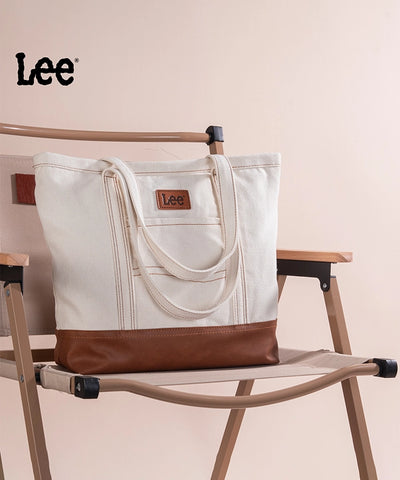 LEE Denim Patchwork Canvas Tote Bag