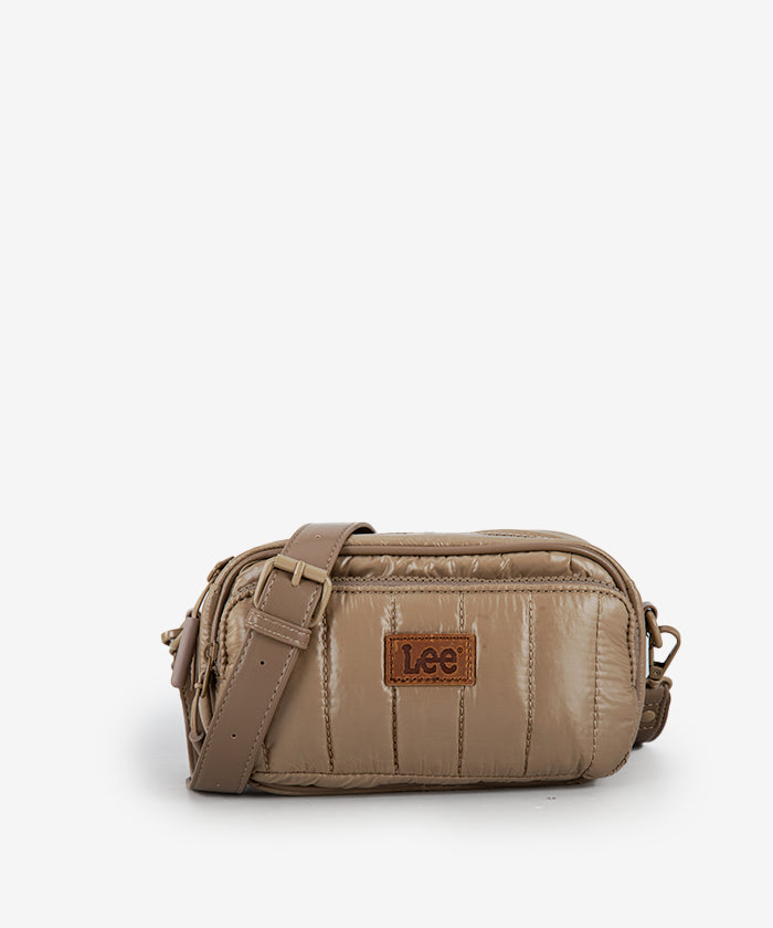 Lee Lightweight Quilted Puffy Crossbody Bag Montana West Khaki