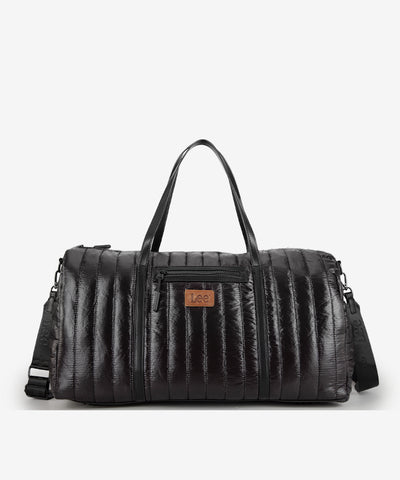 LEE Quilted Puffer Duffle Bag Black