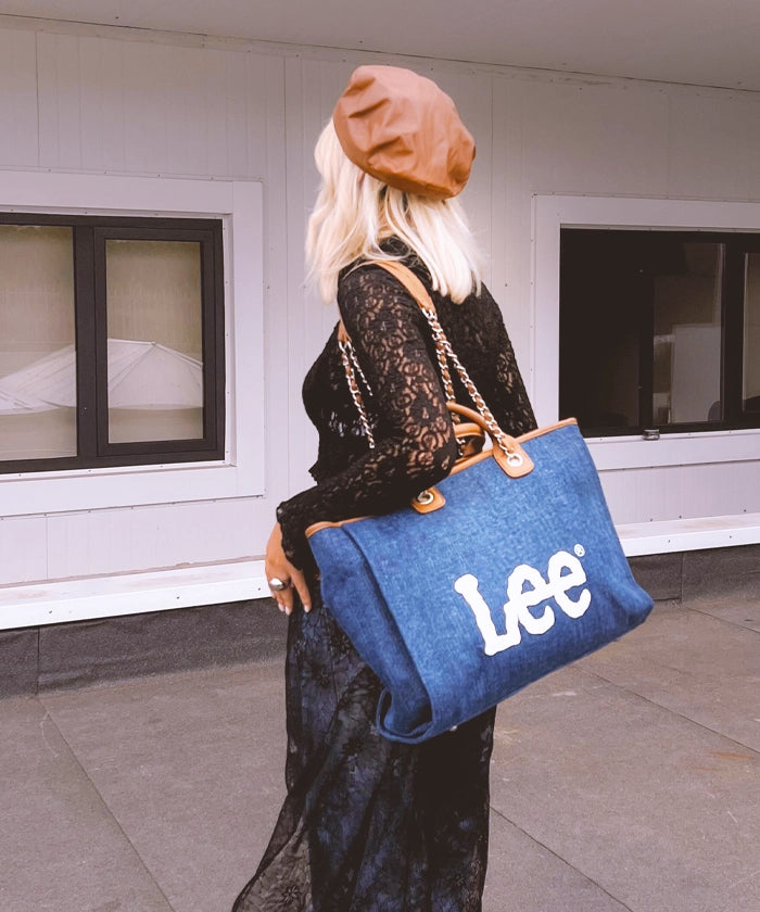 Lee Denim Canvas Tote Bag