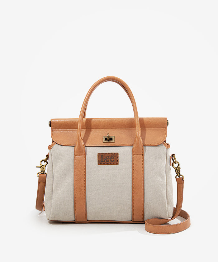 Lee_Denim_Canvas_Turnlock_Tote_Bag_Tan