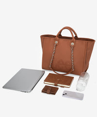 Lee_Grain_Leather_Chain_Shoulder_Bag_Brown