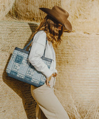 Wrangler Paisley Carry Tote Bag-Country Glam Outfits