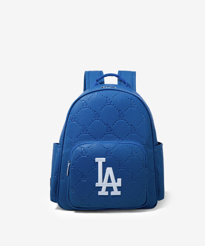 Los_Angeles_Dodgers_Leather_Backpack_Blue