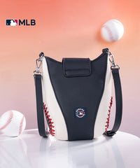 MLB Atlanta Braves Leather Crossbody Bag