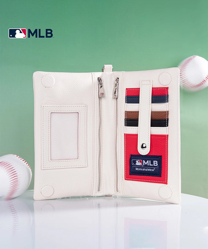 MLB Atlanta Braves Leather Crossbody Purse