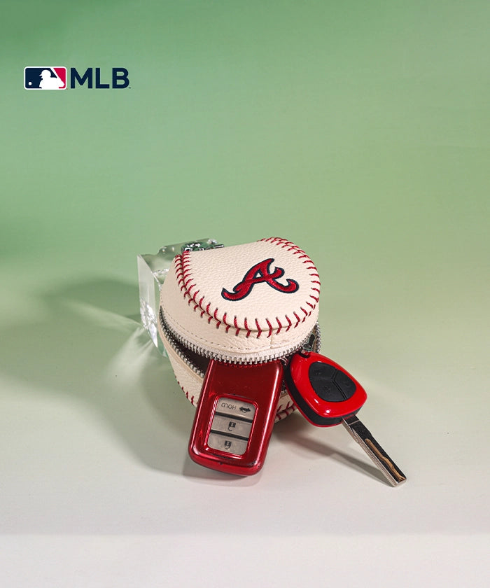 MLB Atlanta Braves Team Coin Pouch Keychain