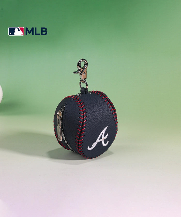 MLB Atlanta Braves Team Coin Pouch Keychain
