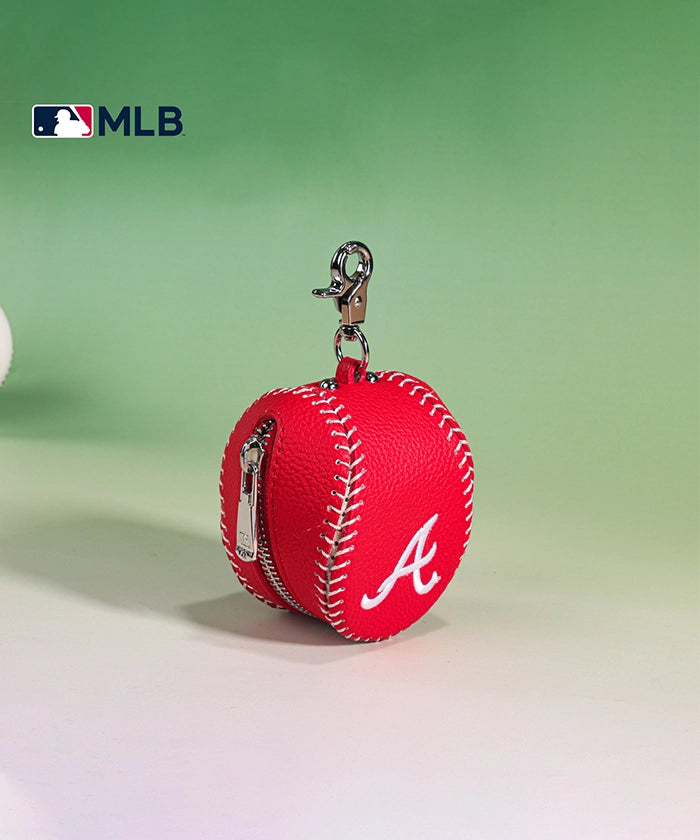MLB Atlanta Braves Team Coin Pouch Keychain
